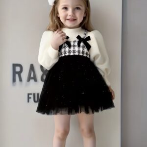 robe princesse en dentelle – fille Élégante